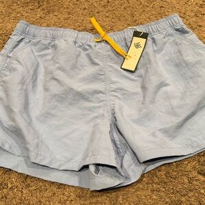 Light Blue Casual Shorts